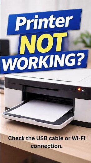Printer not printing Try this quick fix before calling a technician