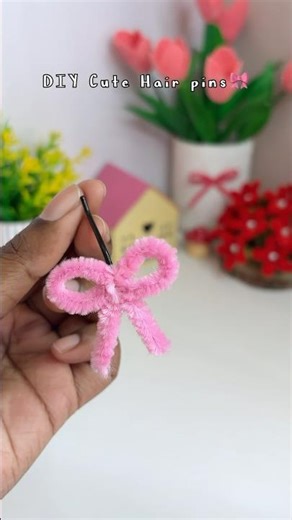 DIY Cute Hair pins #diy #shortsfeed #cutediy #hairclip #craft #shorts #diycrafts #cute #artandcraft