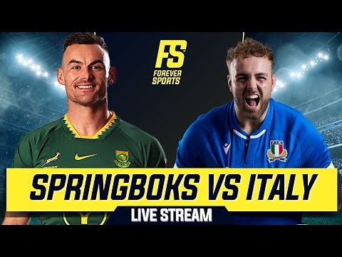 SPRINGBOKS vs ITALY 2025 LIVE | Italy vs South Africa Live Watchalong & Commentary