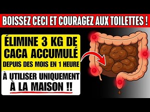 Eliminate 5 kilos of stool in 1 hour: no more constipation, bloated stomach and big belly!