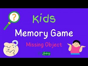 Early Years and KS1 Memory Game - Easy Level 1 Kids Missing Object Task