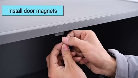 Amazon.com: 4-Tier Kitchen Storage Cabinet, Freestanding Metal Microwave Stand on Wheels, Mobile Kitchen Shelves with Transparent Door & 4 Rolling Wheels for Dining Room, Living Room (Grey, 23.6 inches wide) : Home & Kitchen