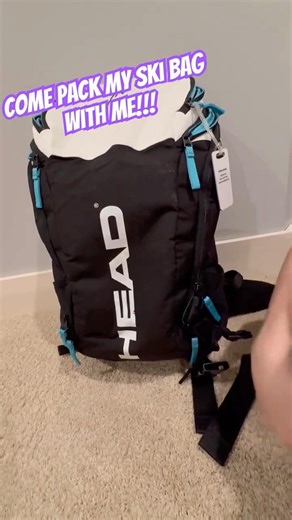 Come pack my ski bag with me ￼!!!!