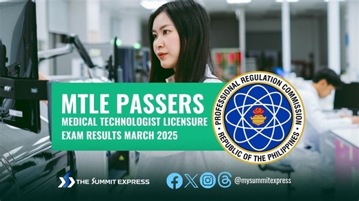 MTLE RESULTS: March 2025 MedTech Board Exam, List of Passers