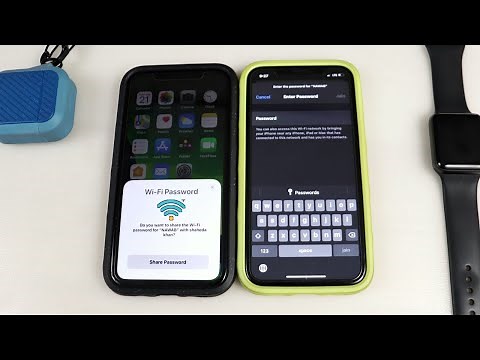 Share WiFi without password on iPhone