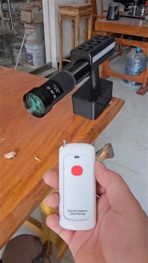 The power of kx500 is still satisfactory.#diy #laser #lasercannon #lightpowers #laserfire