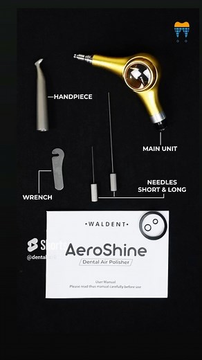 “✨ A dental professional excitedly unboxes the Waldent Dental Air...
