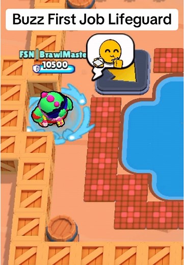 Buzz Becomes a Lifeguard in Brawl Stars Gameplay