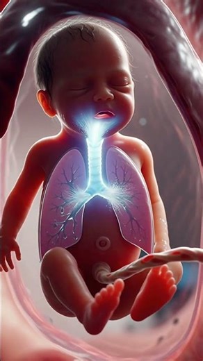 Baby’s First Breath Explained 😳 Inside Newborn Lungs | Meditex3D Animation