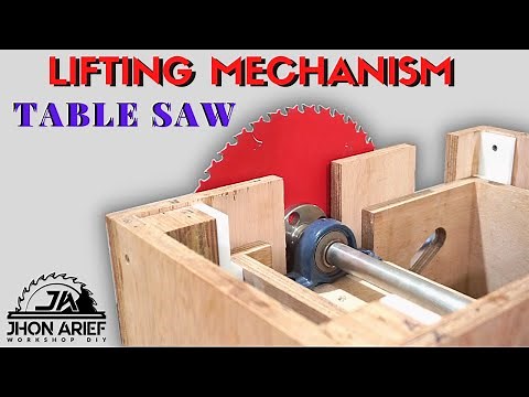 TABLE SAW LIFTING MECHANISM - Table saw build PART#1