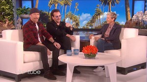 3.3M views · 29K reactions | Bono and The Edge told me about starting U2 in high school. I can’t imagine anything more special than having them here for the first time. | Ellen DeGeneres | Facebook