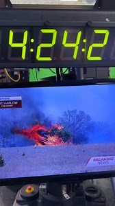 😱Oklahoma wildfire incinerates red cedar tree. We watched this thing disintegrate in about 30 seconds. | Abigail Ogle