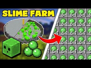 Fully AUTOMATIC SLIME FARM In 1.20 Minecraft Hardcore