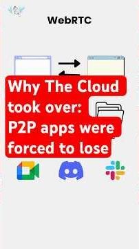 Why The Cloud took over: P2P apps were forced to lose