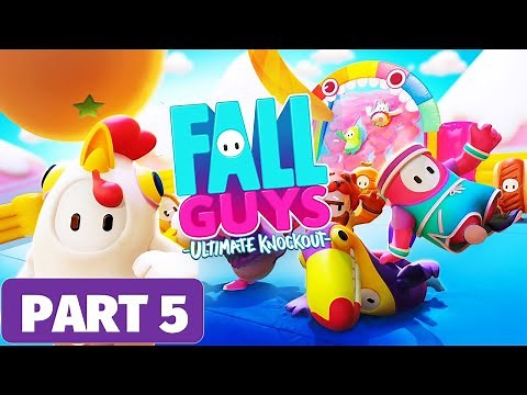 FALL GUYS - Playthrough No Commentary - Part 5 [PS4 PRO] PS PLUS Free Game