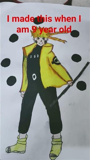 naruto kyuubi mode drawing