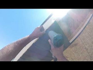 Installing Aluminum Soffit !!!