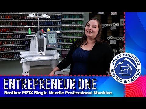 The Brother Entrepreneur One PR1X Single Needle Embroidery Machine