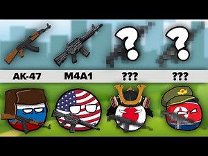 Comparison of Countryballs Weapons | Countryballs Animation