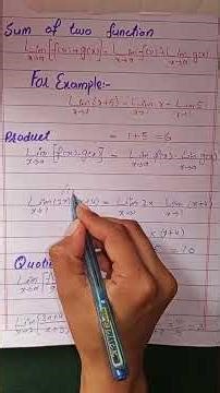 #Theorem On limits of Functions #Sum or Difference #products #quotient rule easy method#class11math