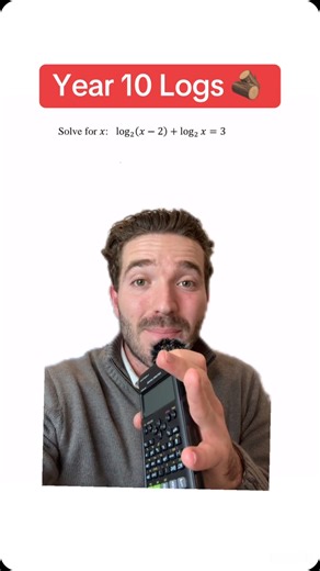 Chris from Rubix Learning | Can you answer this year 10 mathematics question using log laws? ￼#math #school #exam #study #studytok #student | Instagram