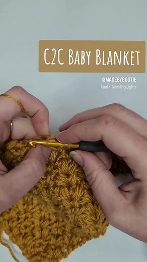 Learn how to crochet corner to corner with a different stitch. this is an easy C2C Crochet tutorial. #c2ccrochet #c2ccrochetblanket #c2ccrochettutorial #cornertocornercrochet #howtocrochet
