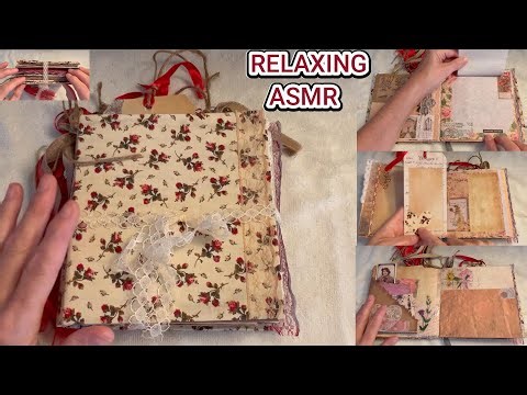 ASMR Amazing Crinkles,Tingles,Triggers Junk Journal look through!