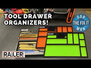 NEW! RAILER EVA Foam Trays Pro Tool Drawer Organizers - Nice Toolbox Organizer - from Railer Tools!