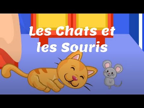 Les Chats et les Souris - Comptine avec paroles pour bébé et enfants de maternelle