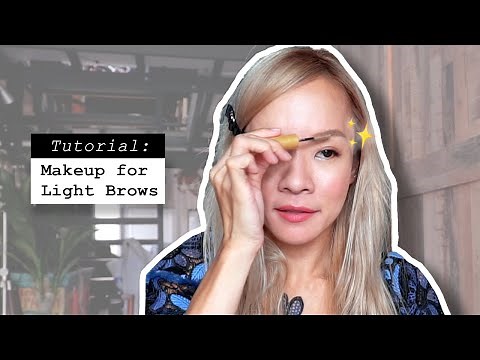 Eyebrow Tutorial for Asian Blondes | Lighten Brows with Makeup | Jade Seah