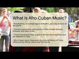 What Is Afro-Cuban Music? - Latin Music Revolution