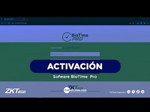 Activación de la licencia en BioTime Pro