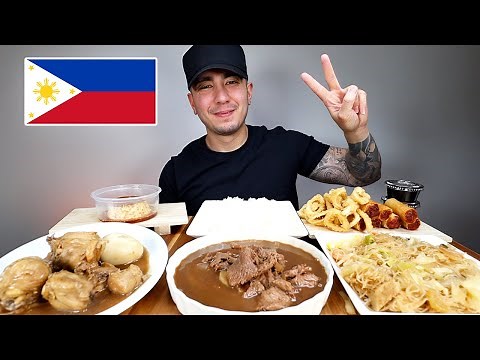 MUKBANG EATING Authentic Filipino Cuisine
