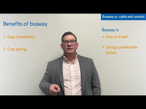 Benefits of busway vs traditional cable & conduit