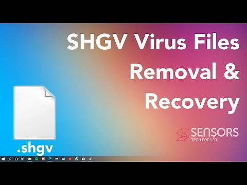 SHGV Virus [.shgv Files] Removal & Decrypt Guide [Free]