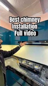 Hindware Chimney Installation Video | Smart Appliances Kitchen Setup | auto, clean chimney