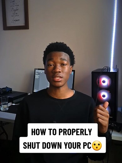 How To Properly Shut Down Your PC!‼️😮 #tshiamotech #pctips #tech #shutdown #computerhacks #digitalguides #creatorsearchinsights #techtok #tipsandtricks