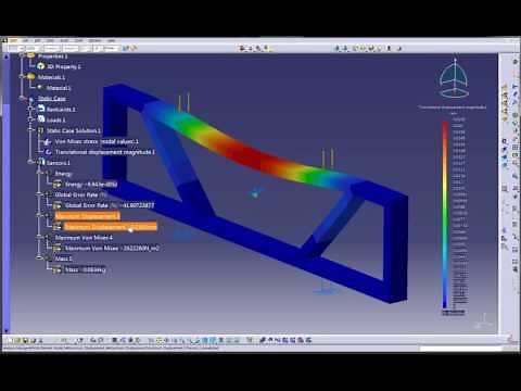 CATIA V5 Static Analysis Engineering Optimizer