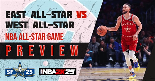 13K views · 209 reactions | 17 Feb 2025: 2025 NBA All-Star Game LET'S PLAY - East All-Star vs West All-Star (PREVIEW) All-time Head-to-Head NBA All-Star Game Game Log: 2020 Team LeBron 157, Team Giannis 155 2021 Team LeBron 170, Team Durant 150 2022 Team LeBron 163, Team Durant 160 2023 Team LeBron 175, Team Giannis 184 2024 East 322, West 186 #Basketball #Sports Video Games #Simulation Video Games #Multiplayer #nba2k25 gameplay | HRG Gaming | Facebook