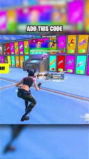 Try Out The Infinite Damage ZAPATRON! #fortnite #fortnitecreative