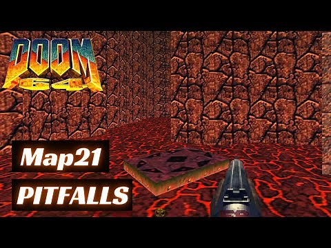 Doom 64 (100%) Walkthrough (Map21: Pitfalls)