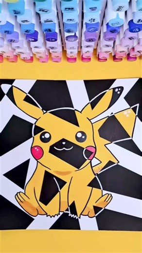 Pikachu drawing! #pokemon #art #drawing #fundrawing #drawingtutorials | pinoxart