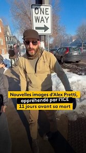 Nouvelles images d’Alex Pretti. L’infirmier de 37 ans tué par balles par l’ICE à Minneapolis ce 24 janvier, a été filmé 11 jours avant sa mort, lors d’une altercation avec des agents fédéraux de la police de l'immigration. | Franceinfo