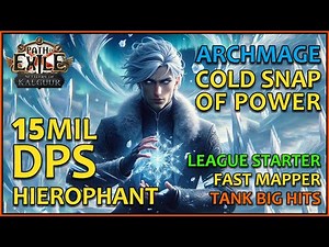 PoE 3.25 | Cold Snap Of Power Archmage Hiero | League Starter | Build Showcase | Settlers of Kalguur