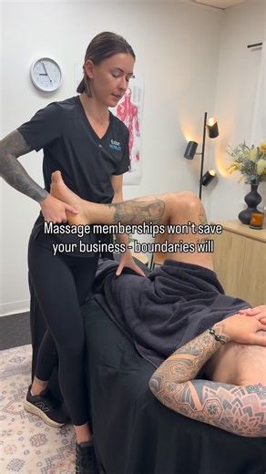 Kat | Massage Therapist & Business Mentor on Instagram: "I see so many therapists creating discounted packages and memberships thinking that’s the answer to consistent income. But here’s what actually happens: You attract bargain hunters who don’t show up consistently anyway. You lock yourself into lower rates for longer. You train clients that your work is only worth booking when it’s discounted. And when they don’t use their membership? You still feel guilty chasing payment. The real solution 