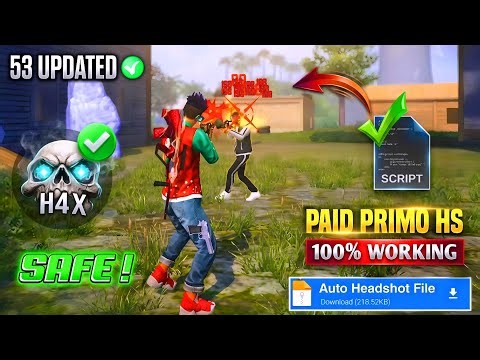 Ob53 Free Fire Auto Headshot Config File🎯🌠 Macro Aimbot + No Recoil Regedit ‼️ Antiban VIP Script 👽