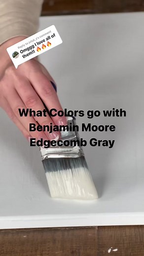 Best Colors to Pair with Benjamin Moore Edgecomb Gray Paint
