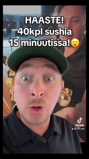 HAASTE: 40 Sushia 15 Minuutissa!
