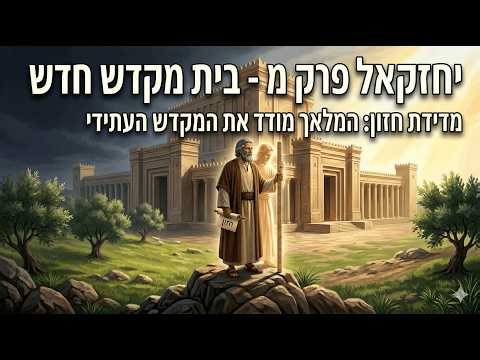 תנ"ך יחזקאל פרק מ - בית מקדש חדש?! החזון של יחזקאל | סיור במקדש העתידי – מה רואים שם