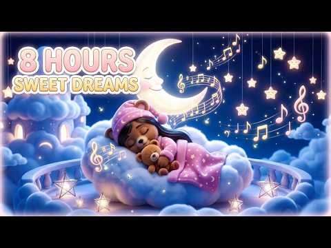 Fall Asleep in 3 Minutes 🌙 | Canon in D Lullaby for Baby Sleep (8 Hours) | Gentle Piano Sleep Music